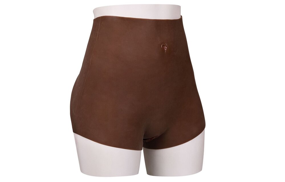 Ultra Realistische Siliconen Vagina Donker M - Comfortabel