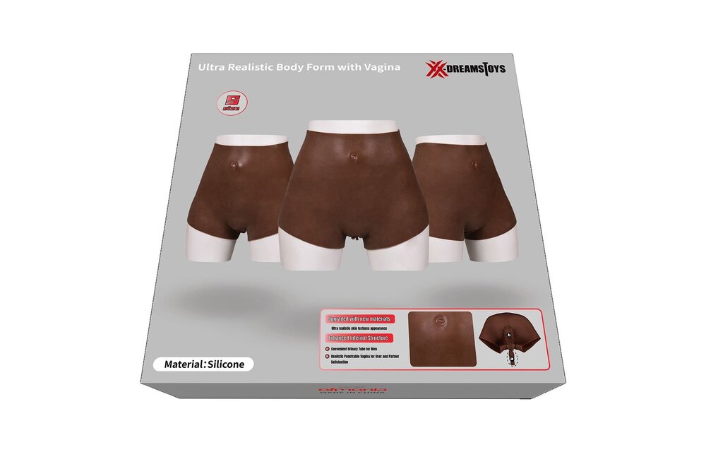 Ultra-realistische dunkle Vagina L – Komfortabel & Details