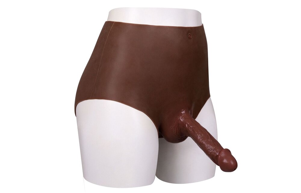 Ultra Realistischer Penis M – Dunkel | Silikon Details