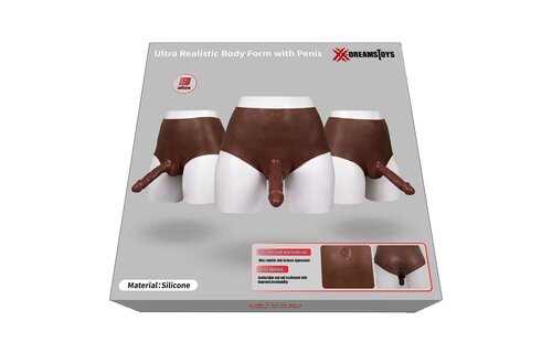 Ultra Realistischer Penis M – Dunkel | Silikon Details