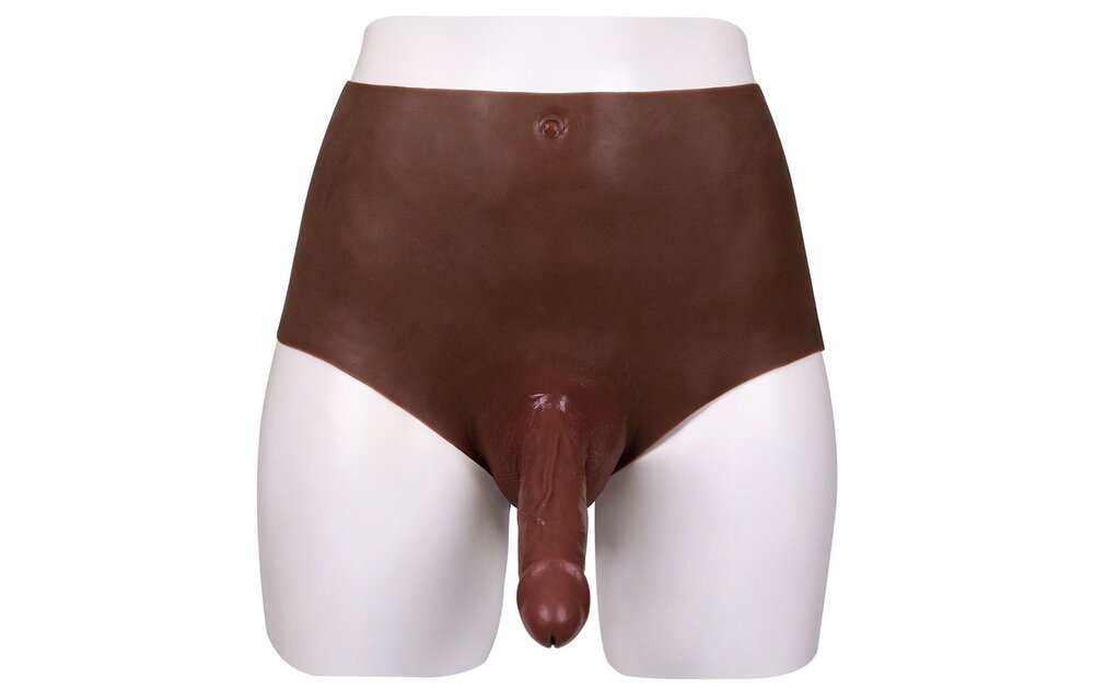 Ultra Realistic Silicone Penis L - Dark, 28 cm