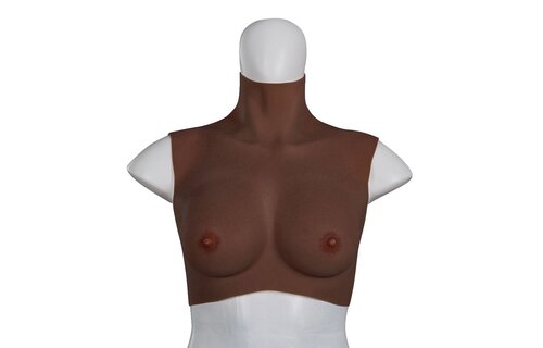 Ultra Realistic Shaped Breasts Dark - S