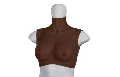 Ultra Realistic Shaped Breasts Dark - S