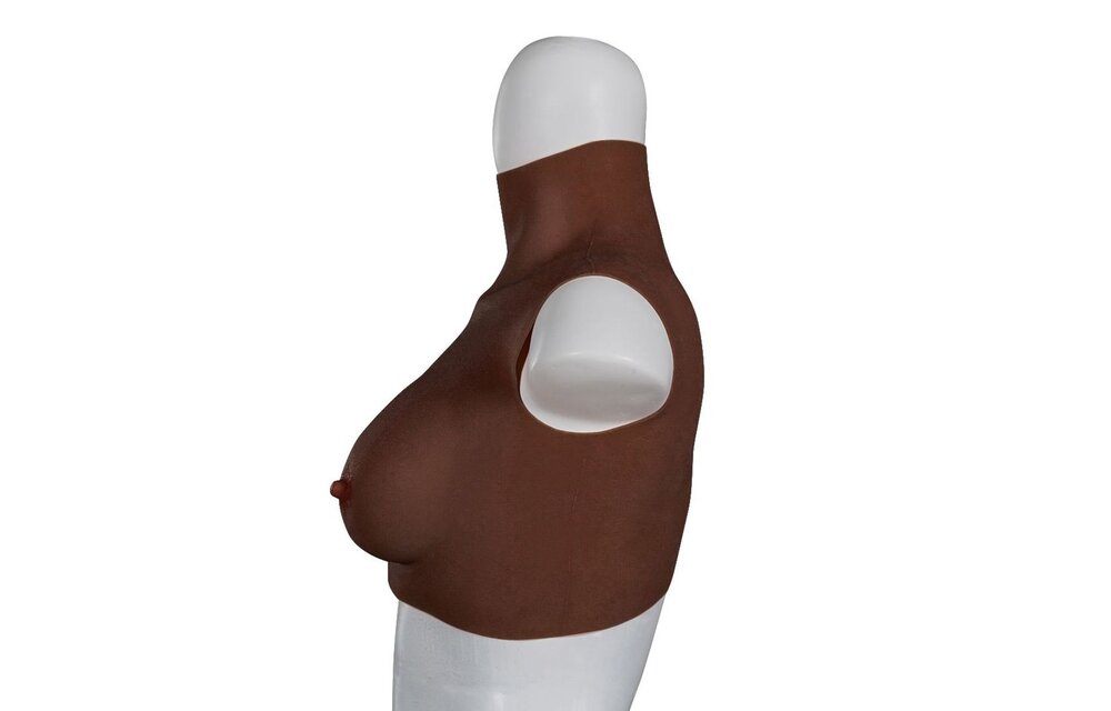 Ultra Realistisch Silicone Borsten Donker - Maat S C Cup