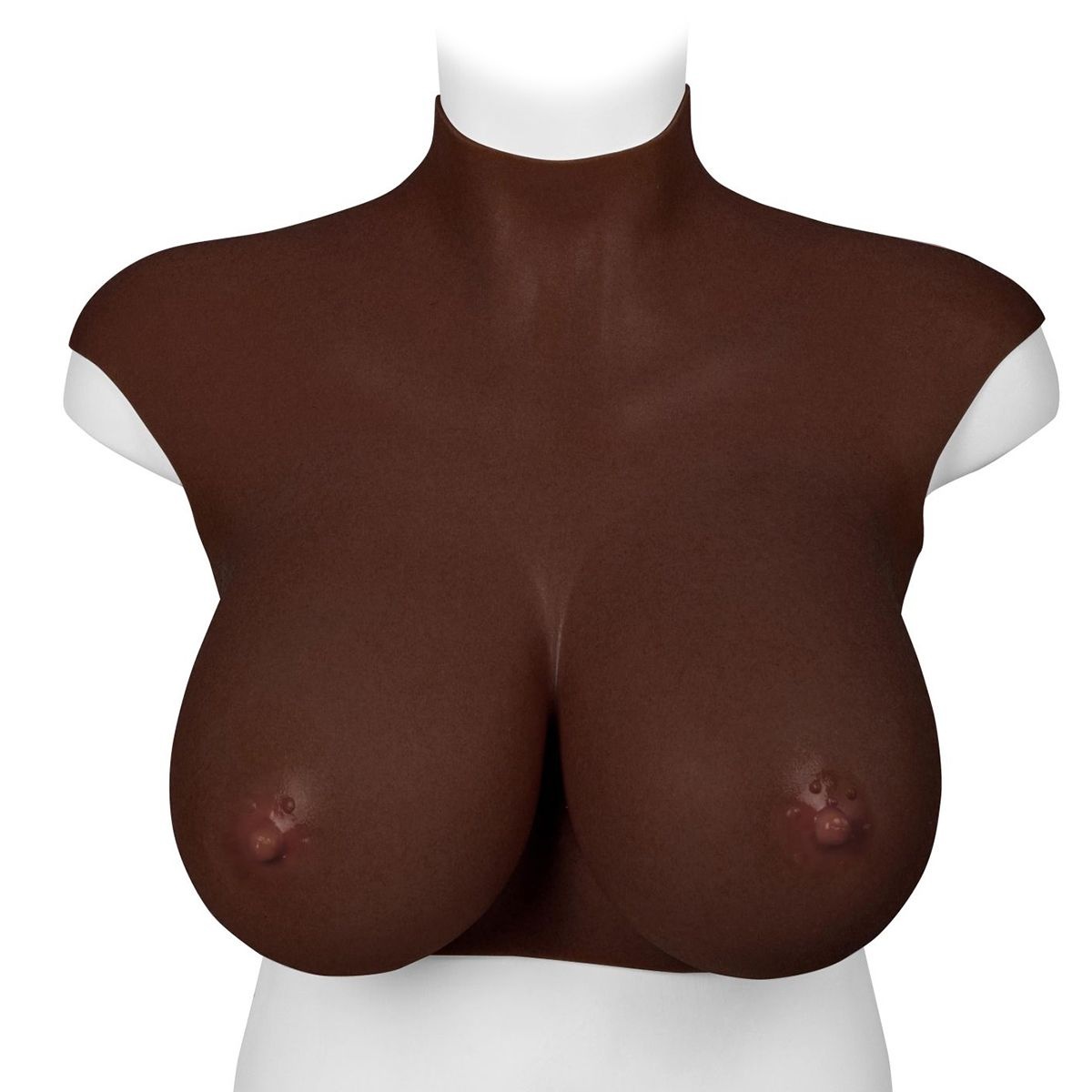 Ultra Realistic XL Breasts Dark - H Cup Silicone
