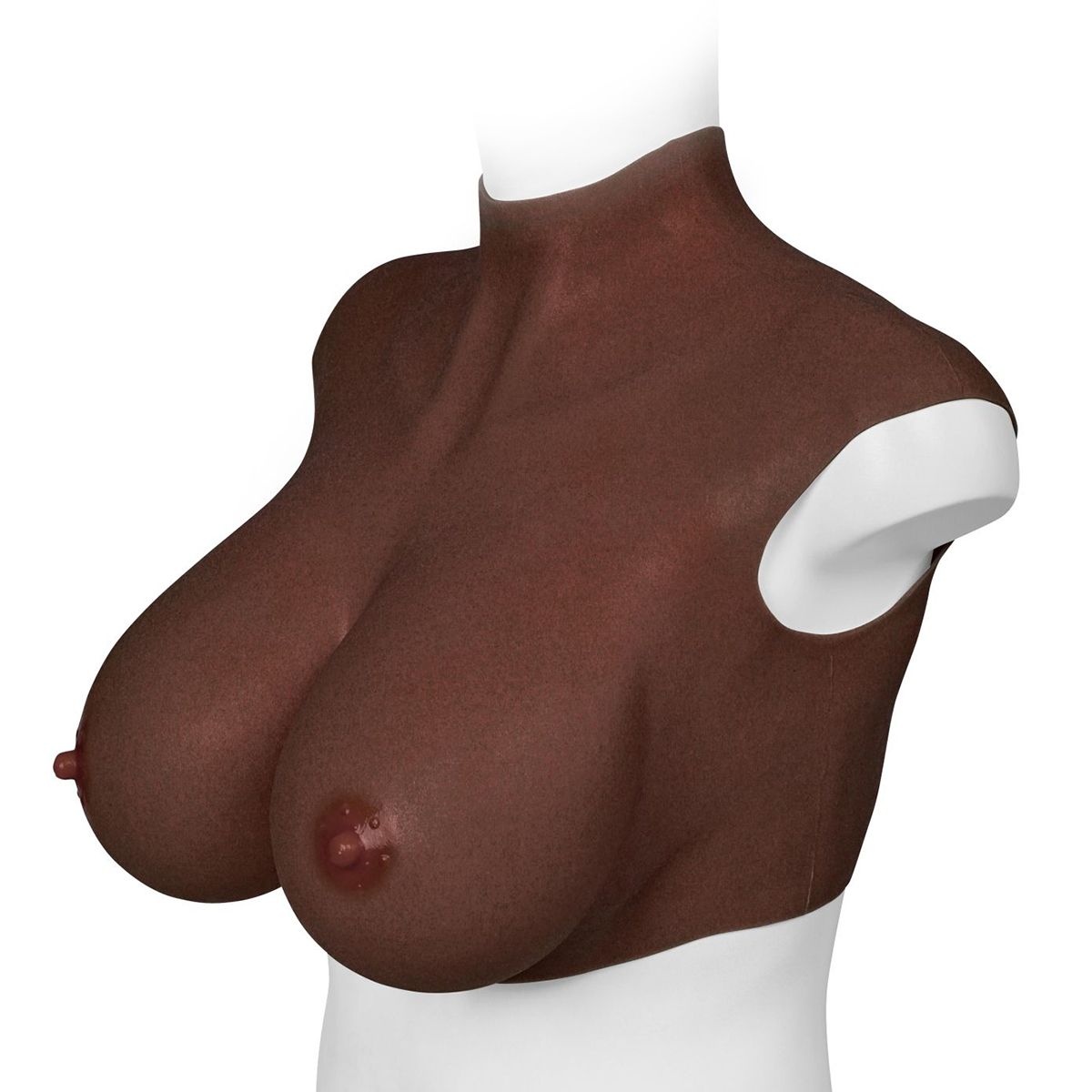 Ultra Realistic Shaped Breasts Dark - XL