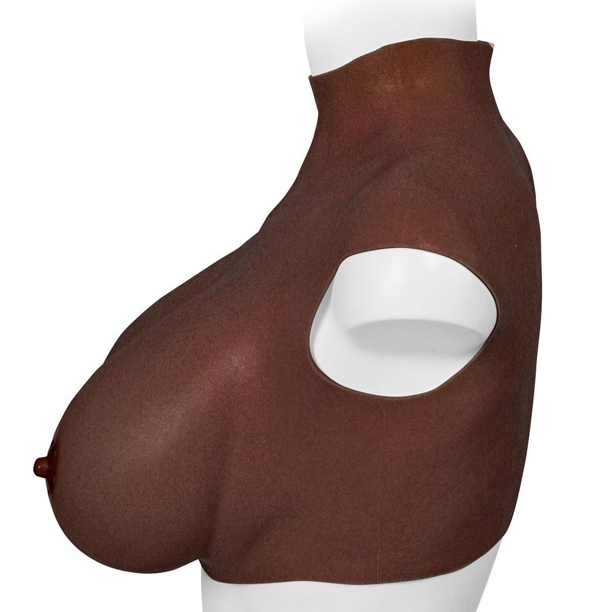 Ultra Realistisch Gevormde Borsten Donker - XL