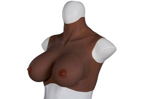 Ultra Realistic Shaped Breasts Dark - L