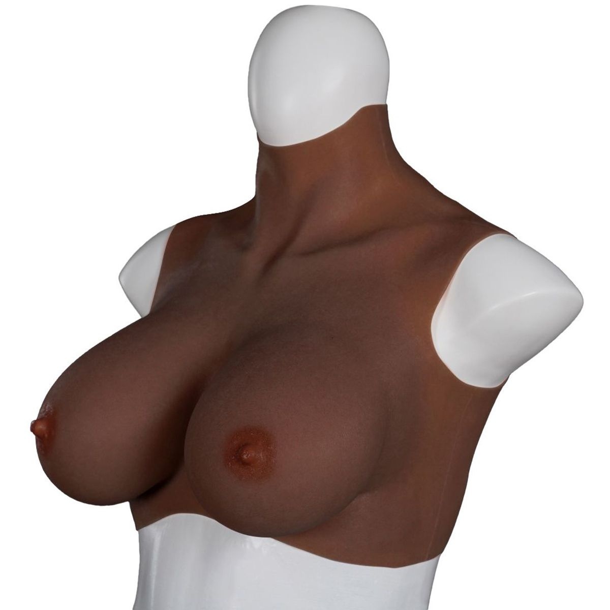 Ultra Realistic Shaped Breasts Dark - L
