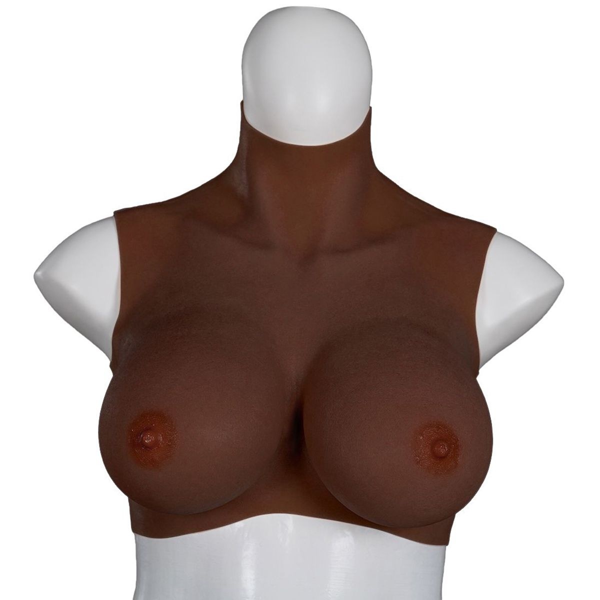 Ultra Realistic Shaped Breasts Dark - L