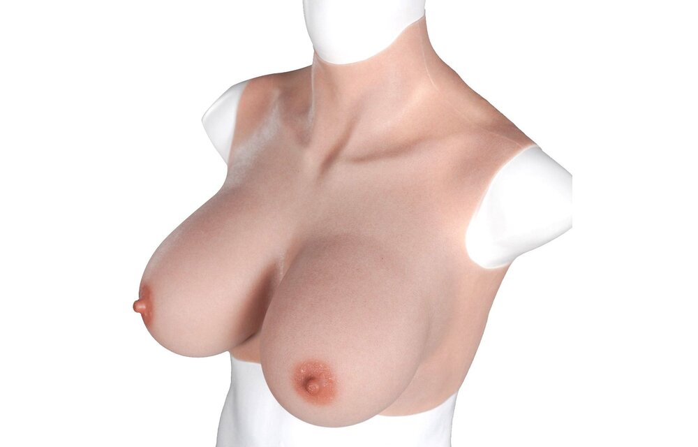 Ultra Realistic Silicone Breasts L - E Cup & Nipples