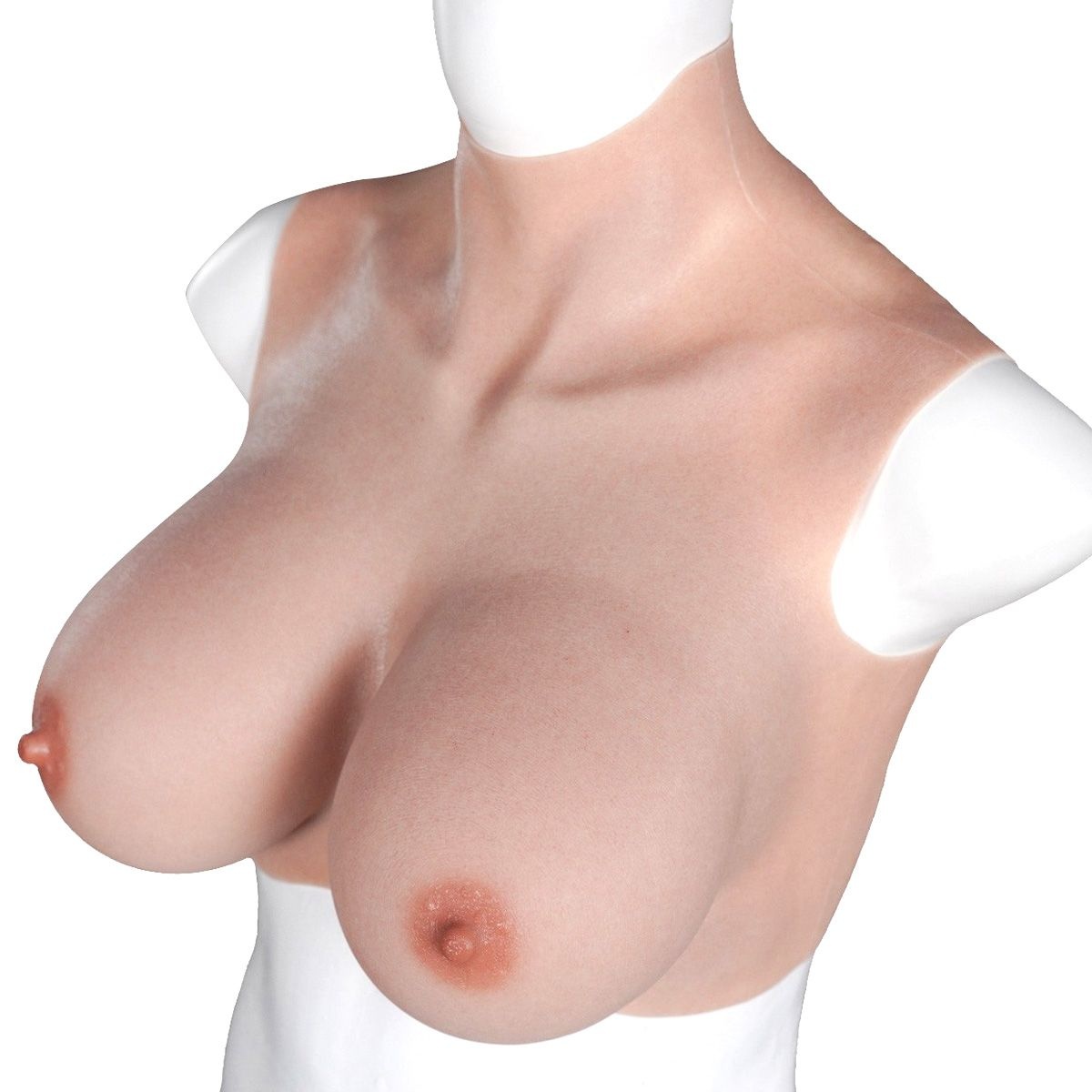 Ultra Realistic Silicone Breasts L - E Cup & Nipples