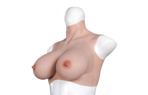 Ultra-realistische Silikonbrüste L – E-Cup & Brustwarzen