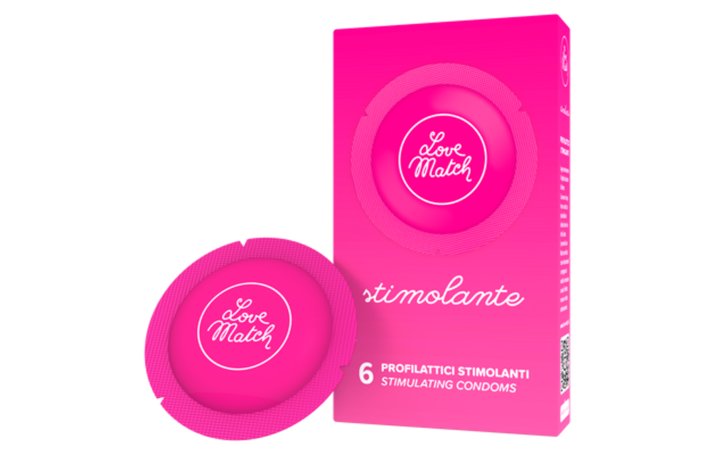 Stimolante Ribs & Dots Condoms – Extra Stimulating & Safe
