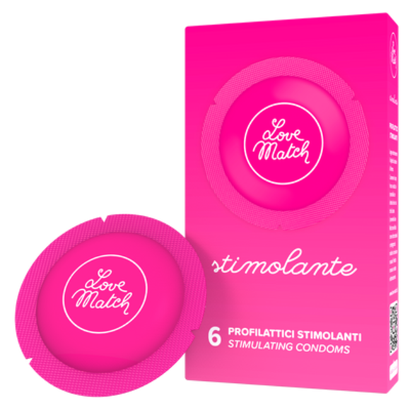Stimolante Ribs & Dots Condoms – Extra Stimulating & Safe