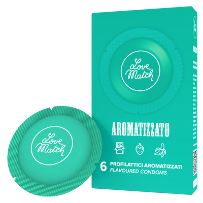 Aromatizzato Flavoured Condoms | Chocolate, Strawberry, Banana