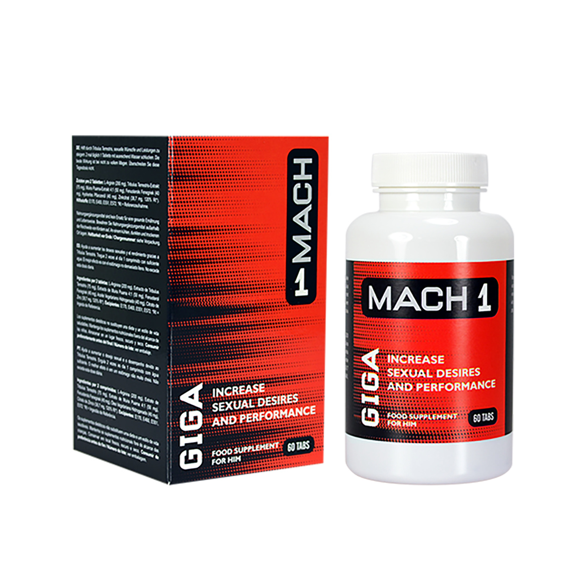 Mach 1 Giga | Leistungssteigernde Tabletten
