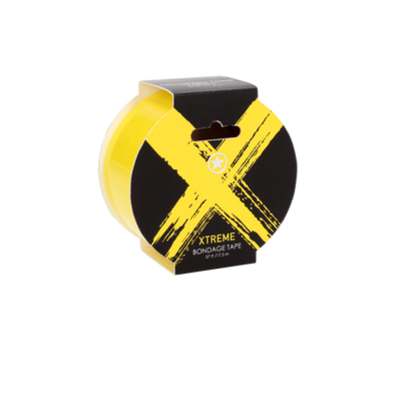 Ouch! Xtreme Bondage Tape Gelb – 17,5 m Nicht klebendes PVC