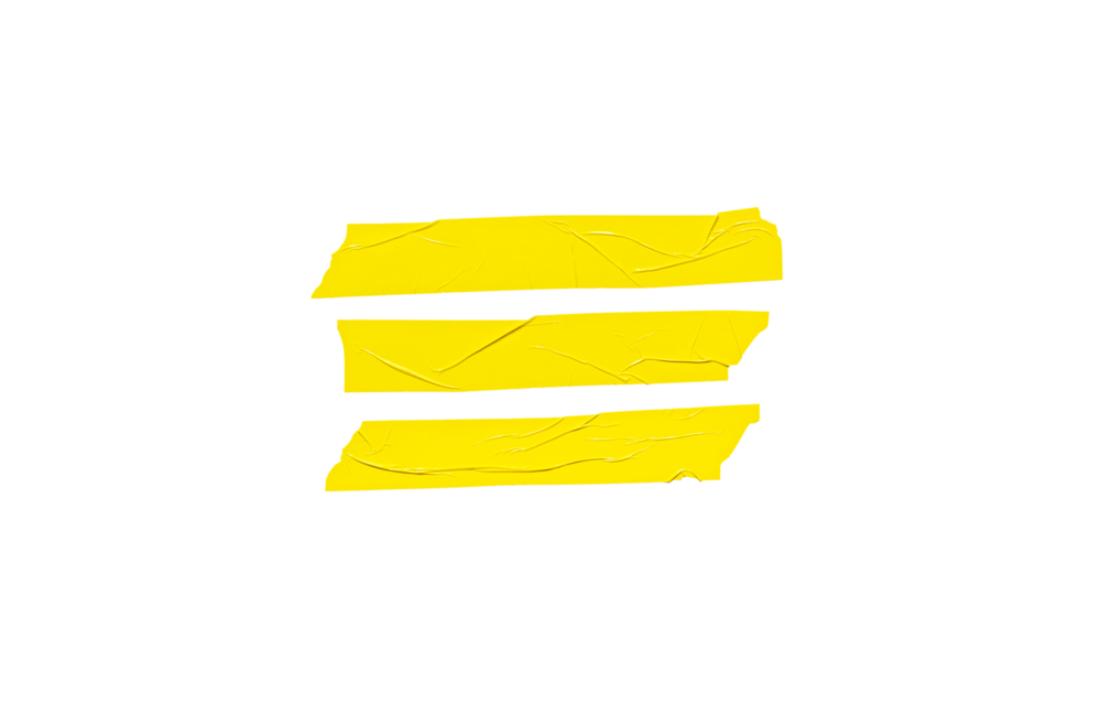 Ouch! Xtreme Bondage Tape Yellow – 17.5 M Non-Sticky PVC