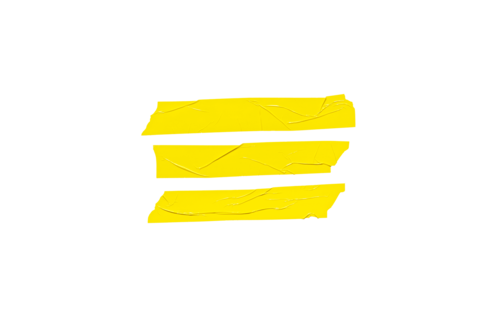 Ouch! Xtreme Bondage Tape Yellow – 17.5 M Non-Sticky PVC