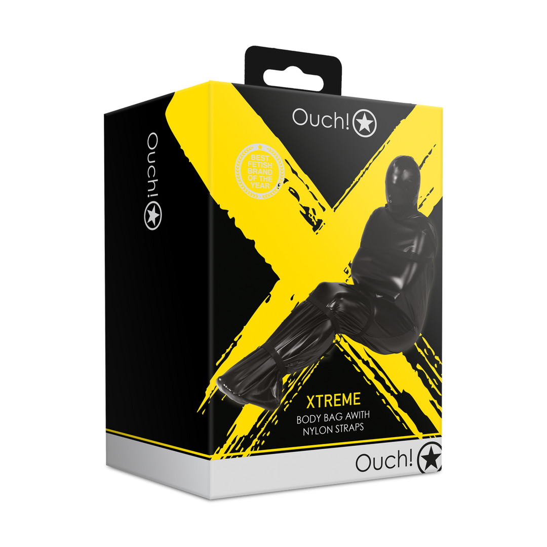 Body Bag mit Nylonriemen – Starker Leichensack für BDSM-Spaß