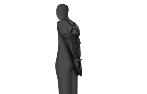 Armfessel mit langen Ärmeln und verstellbarem Schnürverschluss