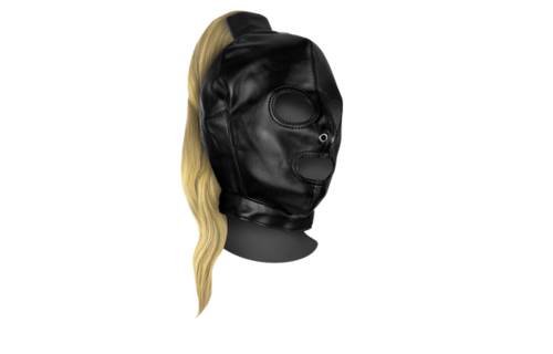 Masker Met Blonde Paardenstaart – Geheimzinnige Verleiding