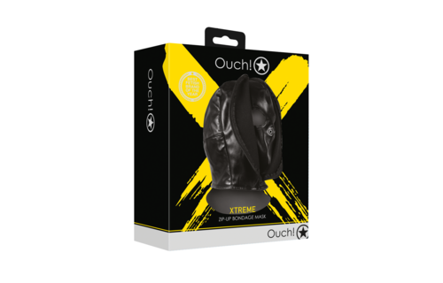 Bondage masker met rits