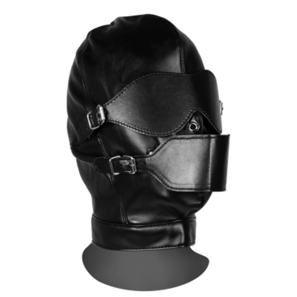 Geblinddoekt Masker Met Ademend Ball Gag – Intense Sensaties