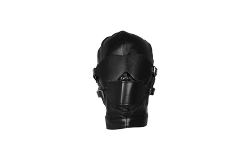 Geblinddoekt masker met ademende bal gag