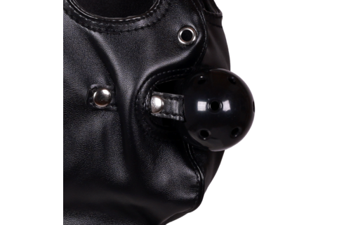 Maske mit Augenbinde und atmungsaktivem Ballknebel