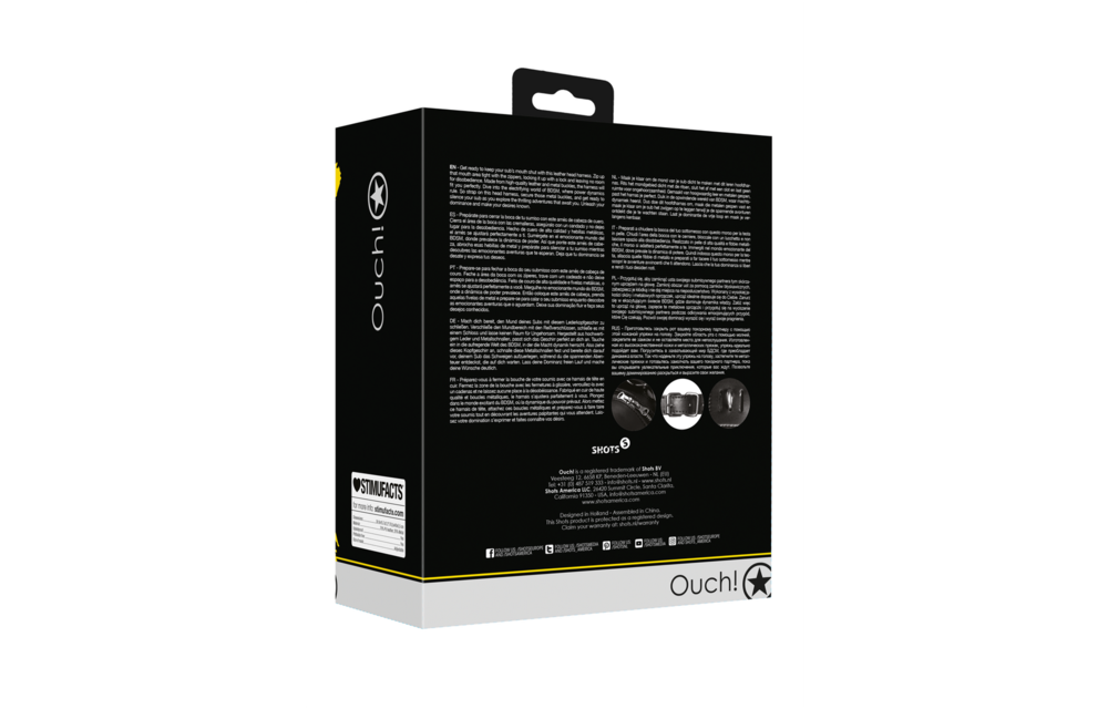 Kopfgeschirr mit Reißverschlussmund & Schloss – Ultimative BDSM-Kontrolle