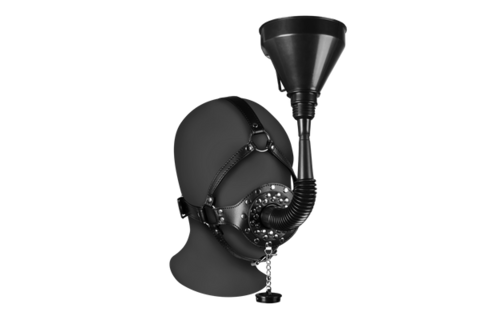 Open Mond Knevel Hoofd Harnas met Trechter