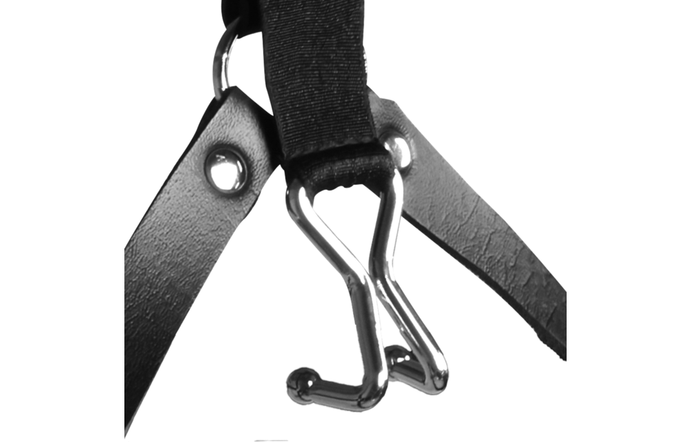 Kopfgeschirr mit Spider Gag & Nasenhaken – Cool & sicher