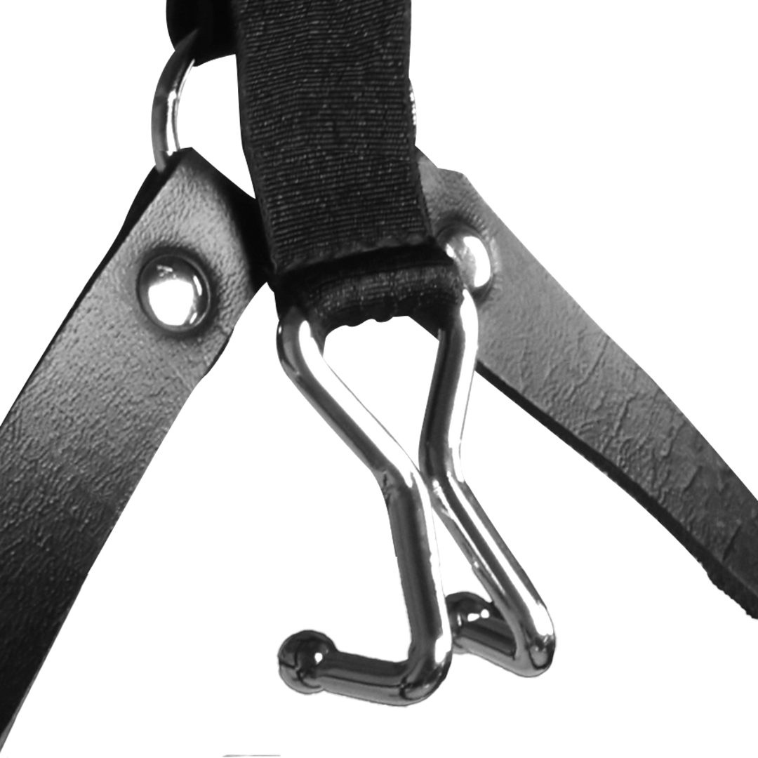 Kopfgeschirr mit Spider Gag & Nasenhaken – Cool & sicher