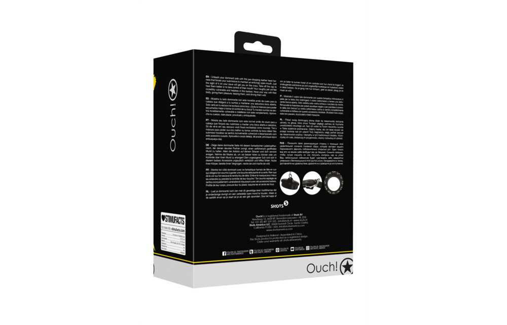 Mondknevel Hoofdharnas met Plug Stopper