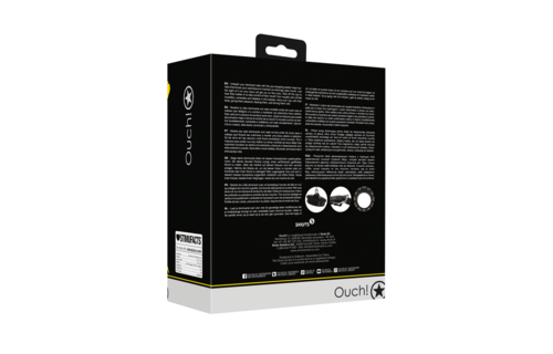 Offener Mund Knebel Kopfgeschirr mit Plug Stopper