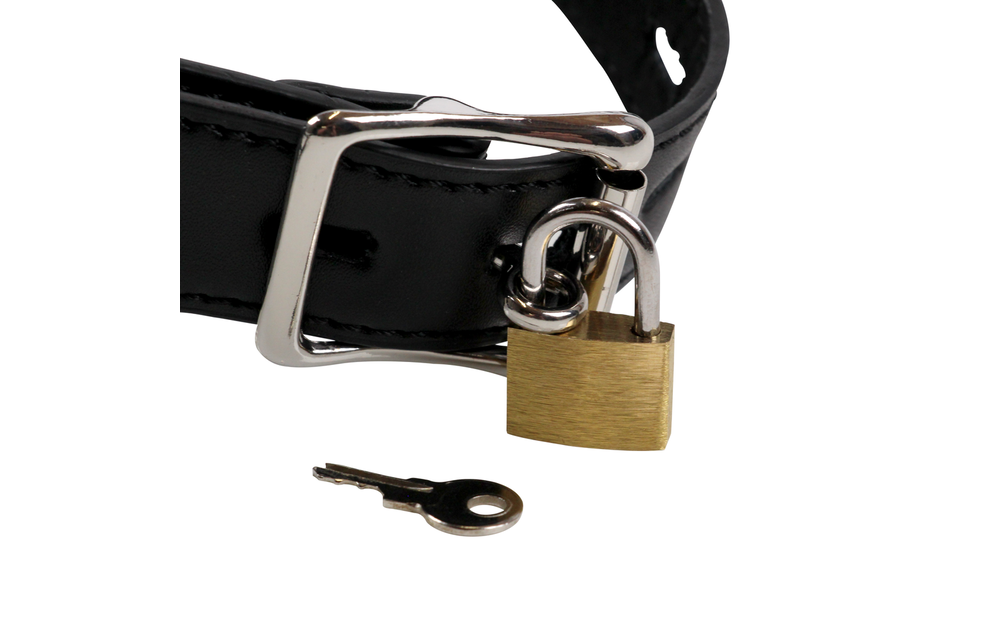 Open Mouth Gag Head Harness with Plug Stopper