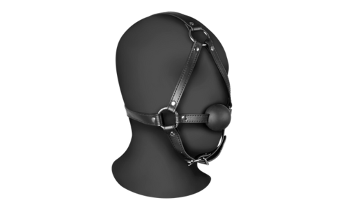 Head Harness with Ball Gag – Sturdy & Comfortable BDSM Gear