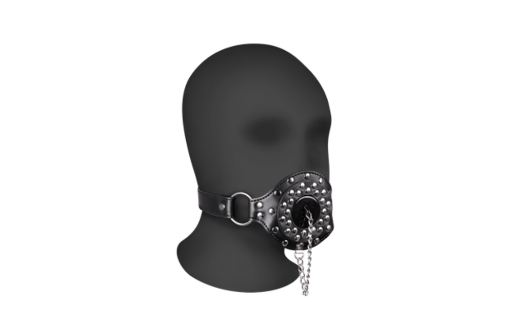 Offener Mundknebel mit Stopfen – Ultimative Kontrolle & Macht