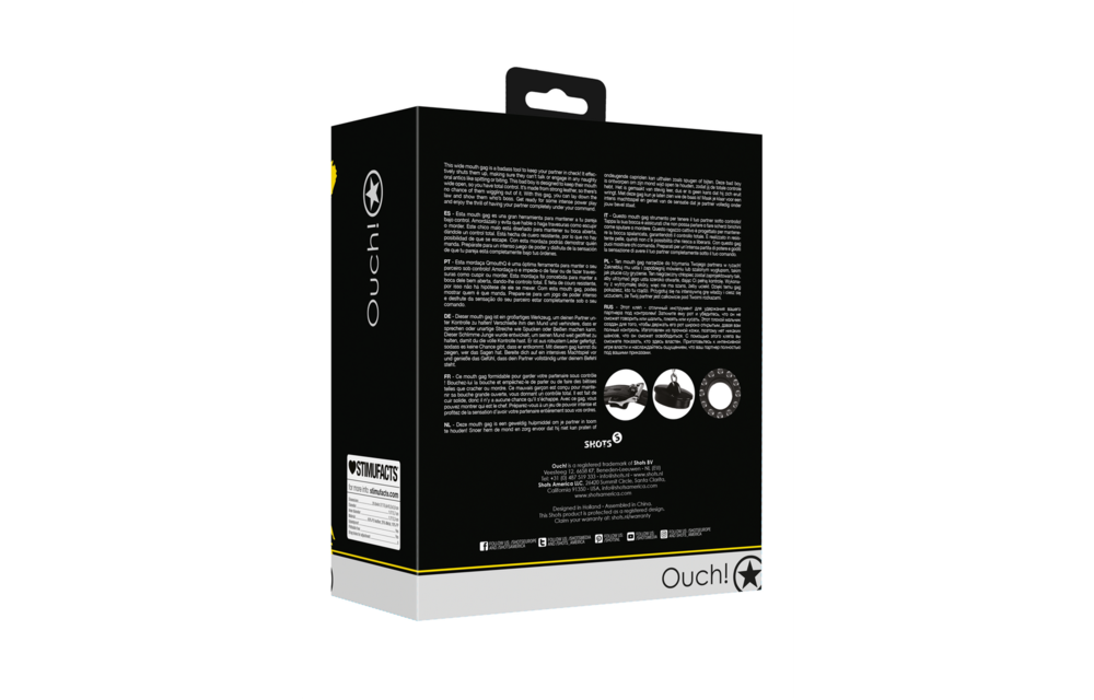 Open Mouth Gag With Plug Stopper – Ultimate Control & Power