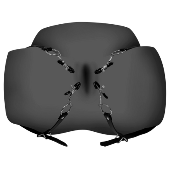 Schamlippenspreizer mit Klammern schwarz – Präzision & Komfort