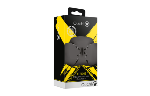 Schaamlippenspreider met klemmen zwart – precisie & comfort