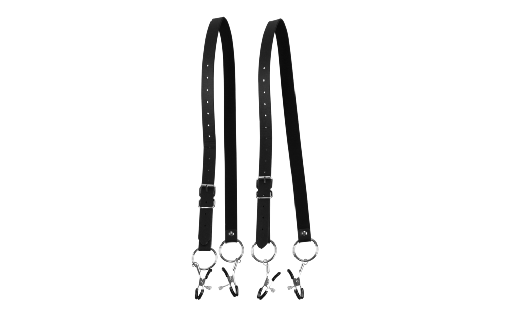 Labia Spreader with Clamps Black – Precision & Comfort