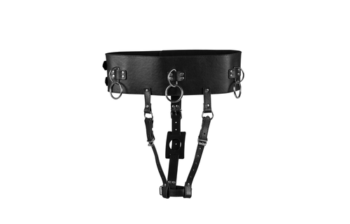 Belt with Vibrator Holder