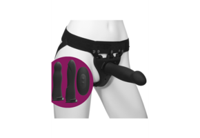 Naughty Silikon-Harness 20 cm – Komfort & kraftvolles Vergnügen