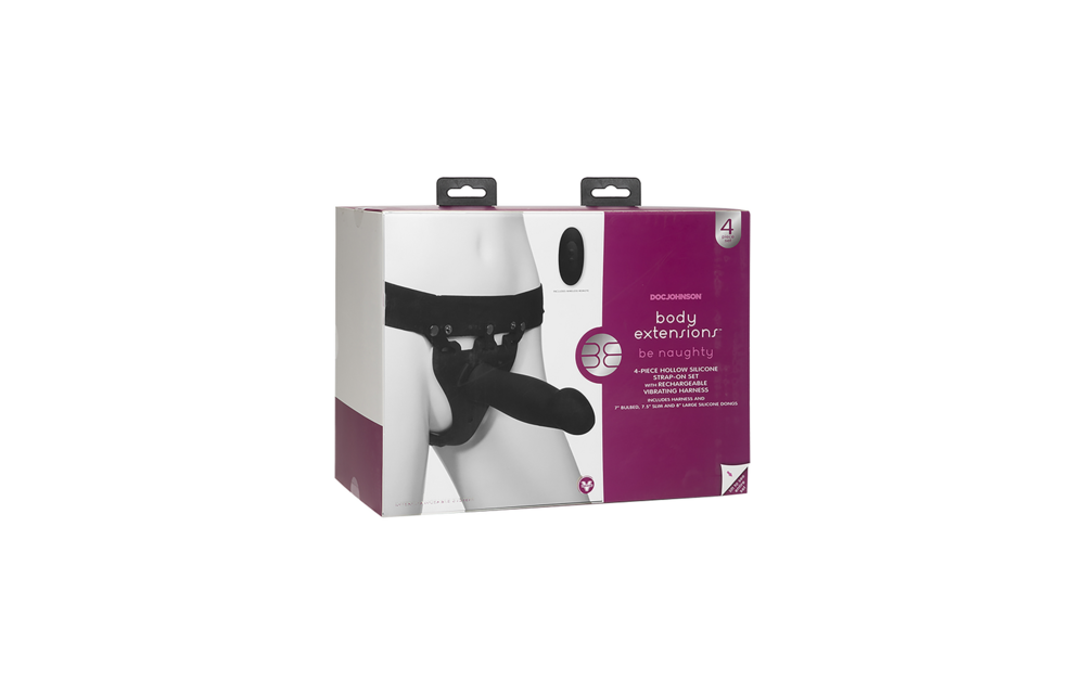 Naughty Silicone Harness 20 cm - Comfort & Powerful Pleasure