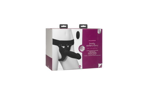 Naughty Silikon-Harness 20 cm – Komfort & kraftvolles Vergnügen