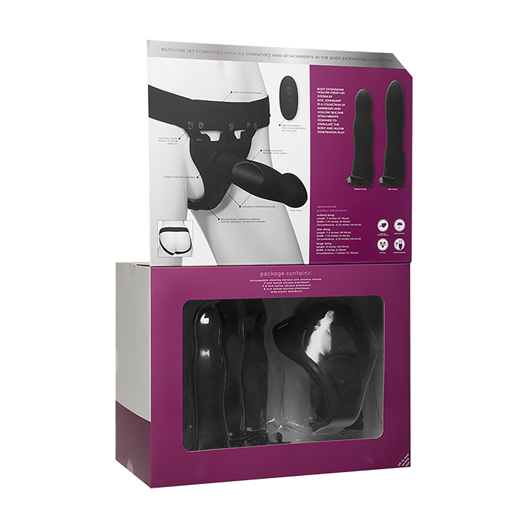 Naughty Silikon-Harness 20 cm – Komfort & kraftvolles Vergnügen