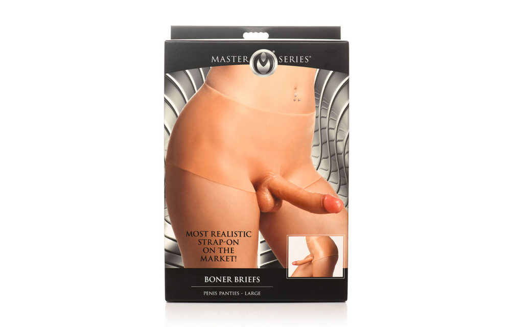XR Brands Boner Briefs 2 cm - Silicone Penis Briefs M